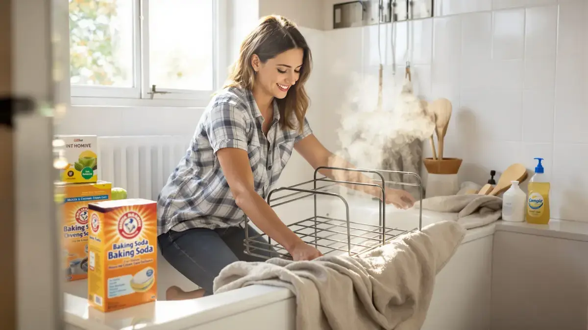 Questo trucco da bagno rende le griglie del forno impeccabili in 30 minuti senza strofinare né usare prodotti aggressivi