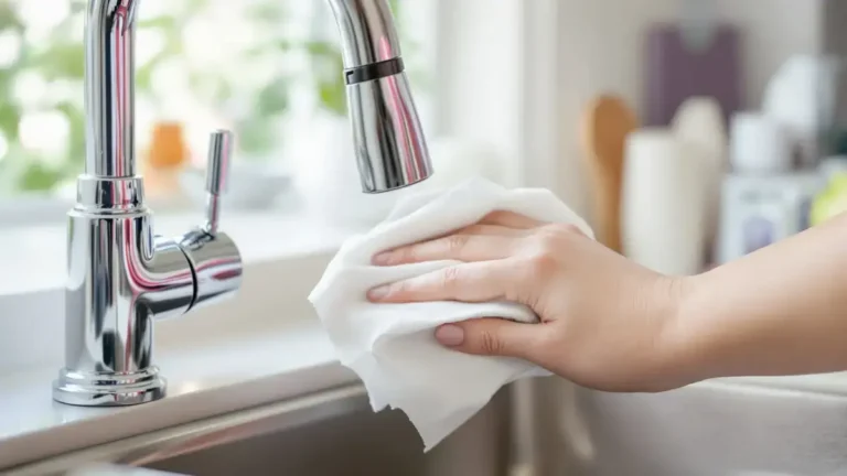 Questo rotolo di carta comune nelle cucine è efficace per eliminare le tracce di calcare in tutta la casa