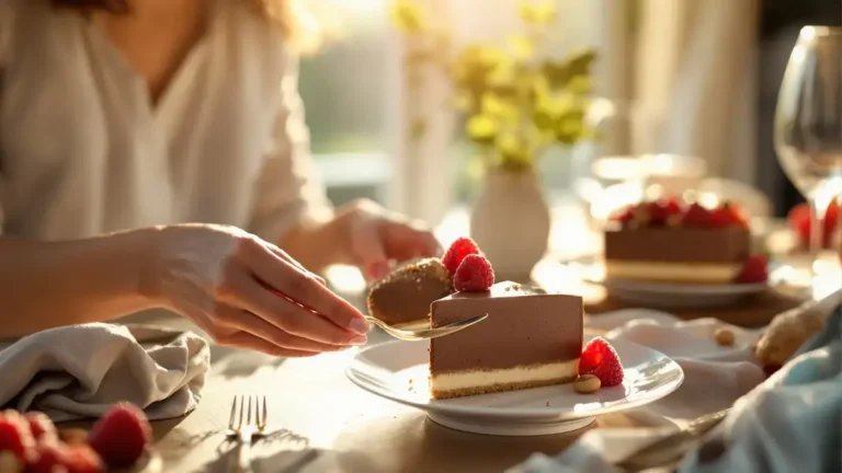 Questo dessert senza cottura unisce una mousse al cioccolato intensa e biscotti morbidi per un piacere apprezzato da tutti fin dal primo assaggio