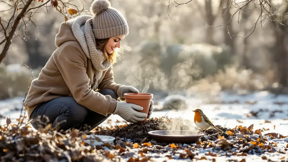 Questo semplice gesto invernale ti permetterà di osservare i pettirossi nel tuo giardino ogni giorno