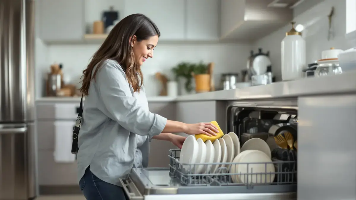 Mettere una spugna nella lavastoviglie risolve un comune problema quotidiano con un trucco pratico