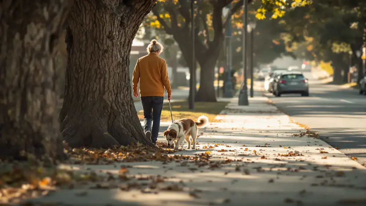 Per un cane felice una passeggiata quotidiana è essenziale per il suo benessere