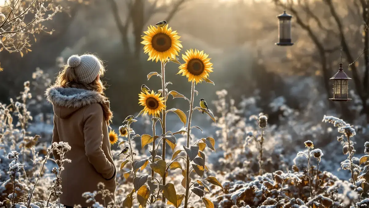 Da quando ho piantato questa pianta un dettaglio inaspettato allontana gli uccelli dalle mie mangiatoie in inverno