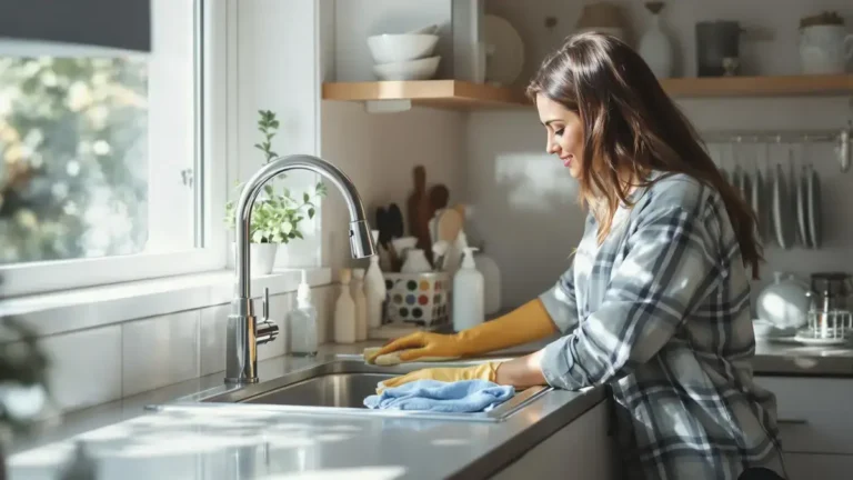 Questo punto del lavello, spesso ignorato, ospita batteri che puoi eliminare senza candeggina