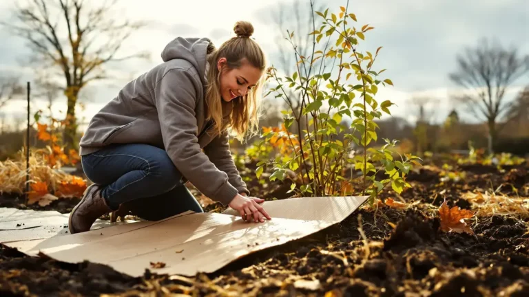 Questo rifiuto di cartone, utilizzato ogni inverno, protegge le tue piante dal gelo e nutre il terreno
