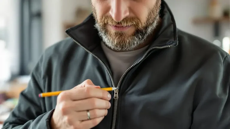 Poche persone sanno che è utile strofinare una matita su una cerniera bloccata