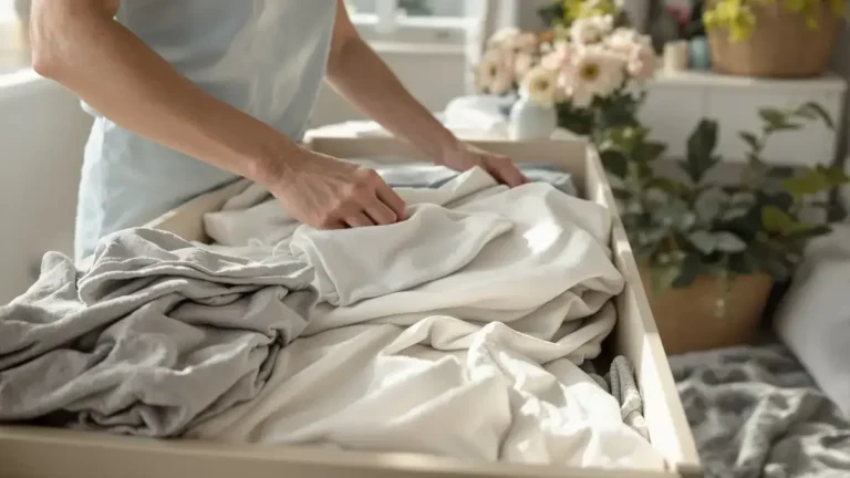 Le tue vecchie magliette e lenzuola possono ridurre il disordine nelle stanze senza alcuno sforzo extra