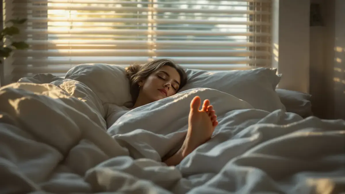 Gli esperti sono certi dormire con un piede fuori dalle coperte non indica solo una preferenza ma può anche nascondere tratti di personalità sorprendenti e vulnerabilità